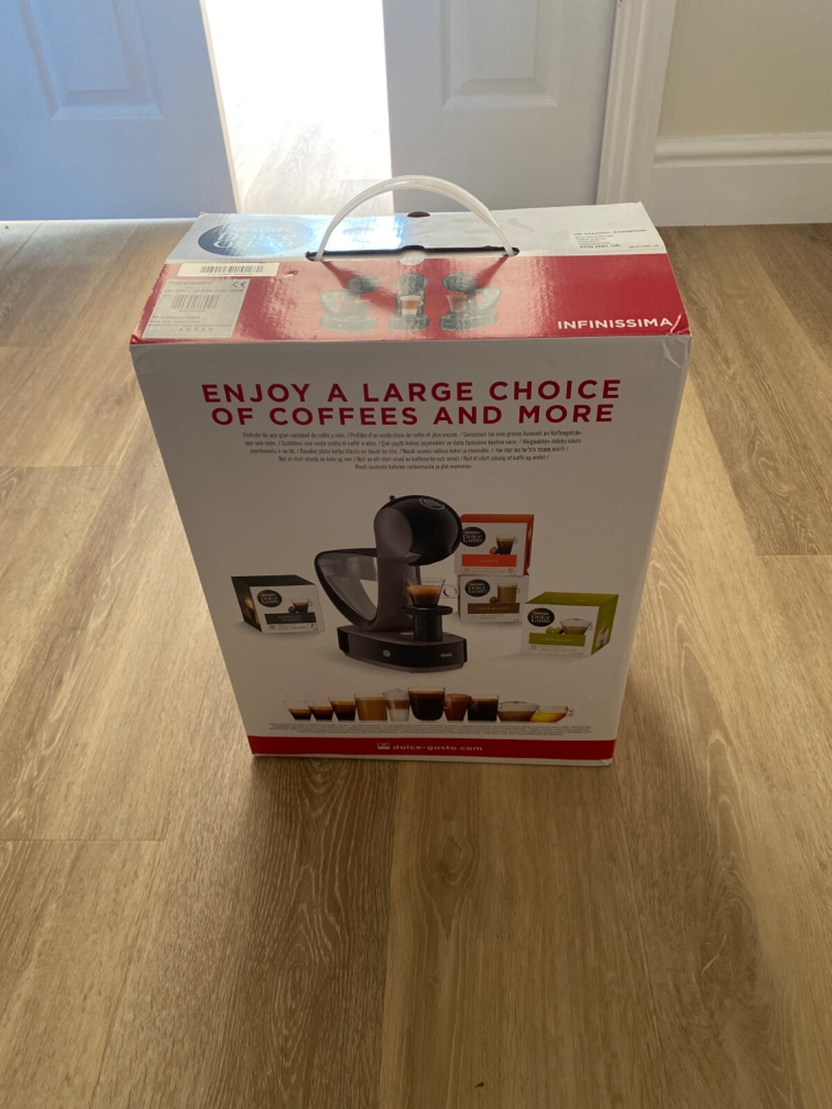 Nescafe Dolce Gusto Infinissima Coffee Pod Machine black eBay
