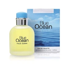 BLUE OCEAN Men's Cologne 3.4 Fl. Oz. EDT Spray