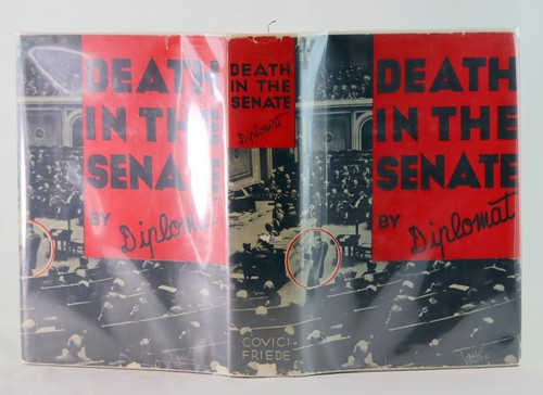 Diplomat John Franklin Carter Signed 1st Ed 1955 Death in the Senate HC w/DJ - Picture 4 of 9