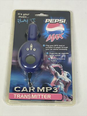 Pepsi Max Auto MP3 Sender - NEW OLD STOCK