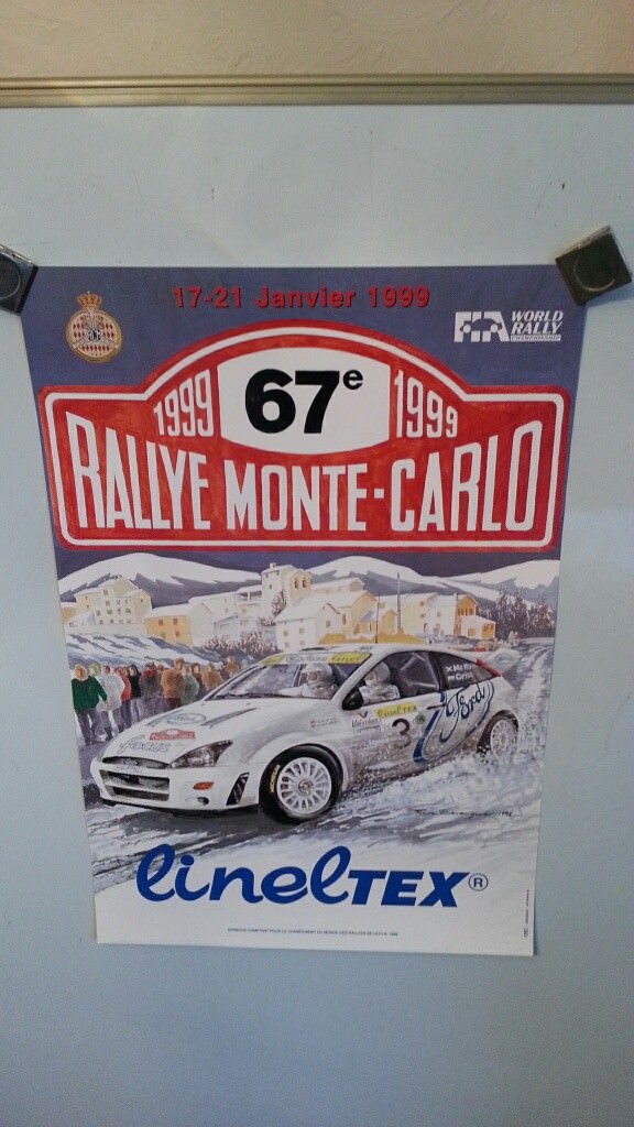 L’affiche du Rallye Monte-Carlo