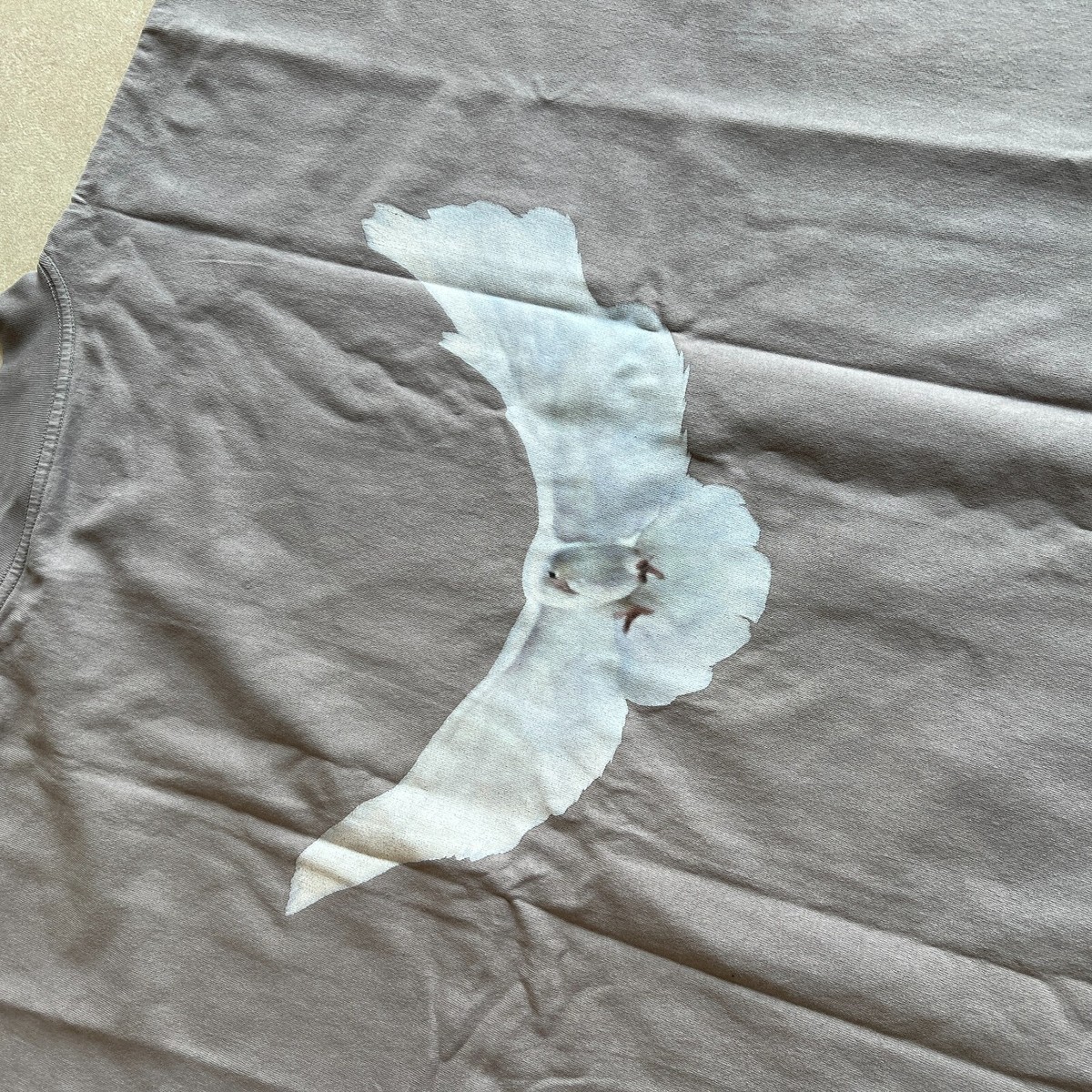 Yeezy Gap Engineered By Balenciaga Dove 3/4 Sleeve T-Shirt Grey