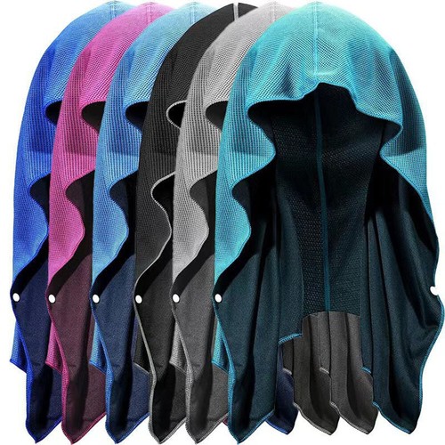 U-shaped Hoodie Cooling Towel Beach Camping Gym Sun Protection for Men Women - Bild 7 von 16