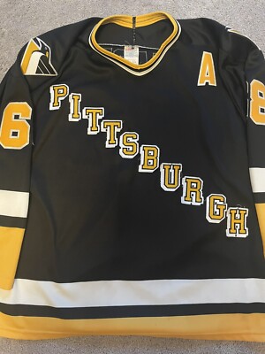 Jaromir Jagr Jersey Pittsburgh Penguins Vintage NHL Black 90s Throwback XL 