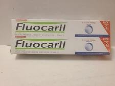 2 X Fluocaril Bi-Fluorinated Gums Toothpaste 145mg 75ml NIB