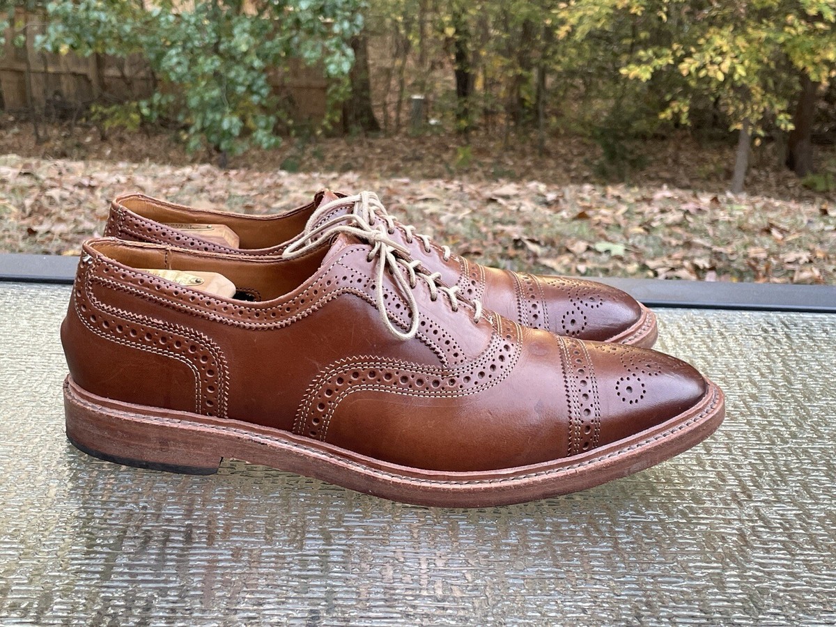 Allen Edmonds Elgin Cap Toe Perf Brogued Oxford Men's Size Allen Edmonds Elgin Cap Toe Perf Brogued Oxford Men's Size