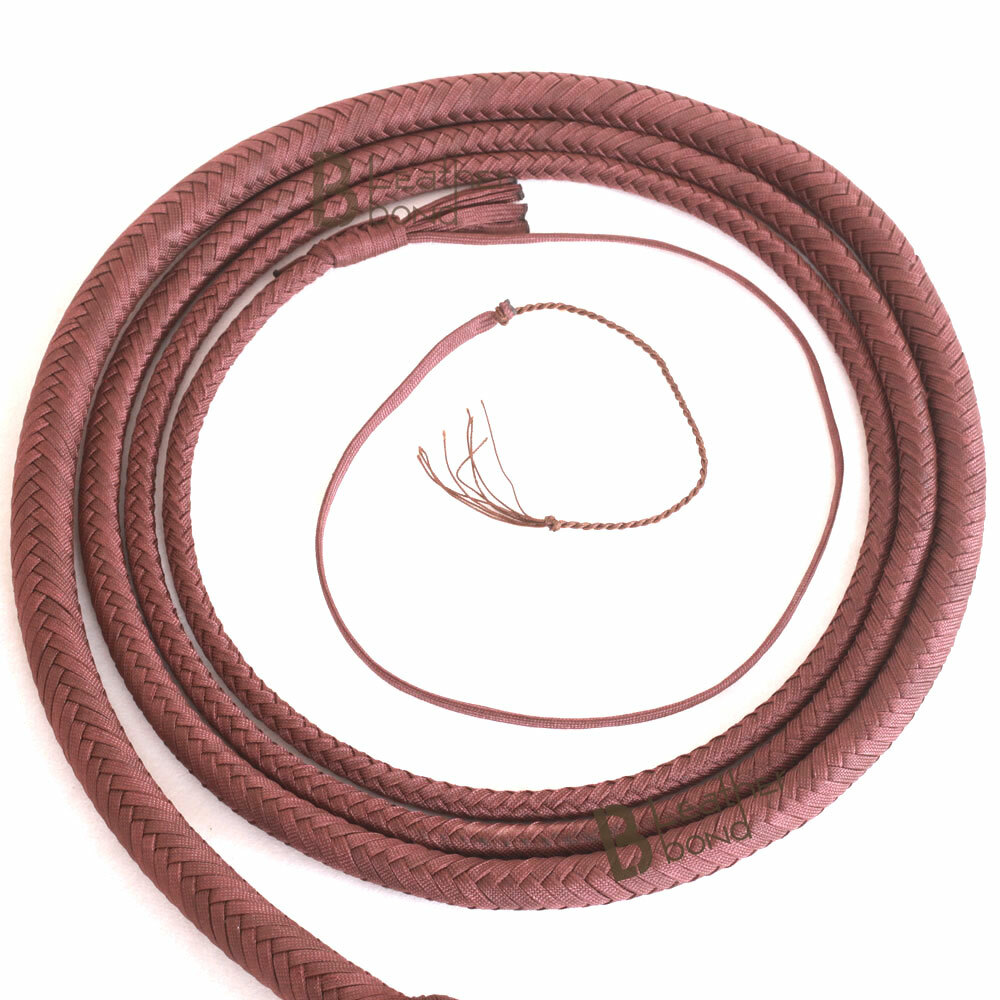 Fouet Contraband 8 Pieds - 16 Tresses Nylon Paracorde, Marron - Neuf