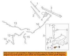 FORD OEM 06-24 Aviator Wiper Washer Components-Washer Pump Grommet 7T4Z17B610AA