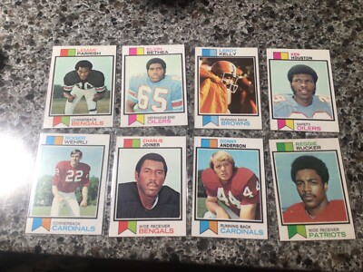 U-Pick 1973 Topps football common/stars #266-528 SINGLES  - YOU PICK ANY CARD(S)