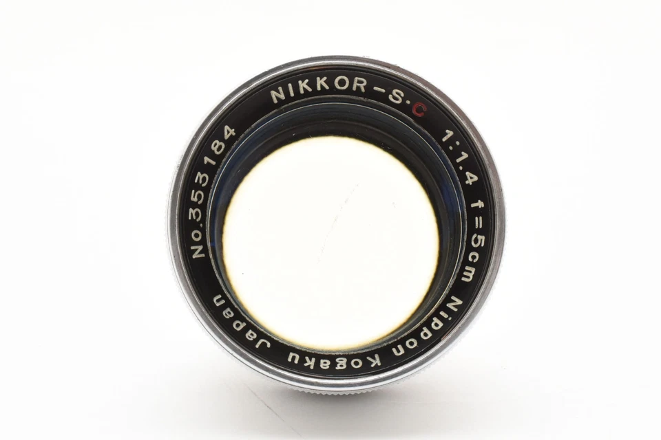 Nikon Nippon Kogaku Nikkor S.C 50mm f/1.4 S Mount Lens JAPAN[Exc++] - Image 2 of 4