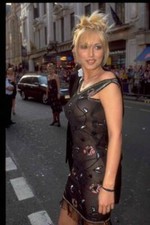 TV presenter & actress Emma Noble at the BAFTA TV Awards circa 1998 Old Photo