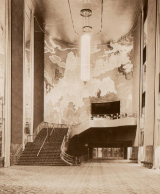 Rockefeller Center New York City Radio City Music Hall Seidman RPPC Postcard
