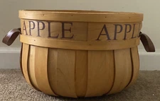 Half Bushel Basket Fall Harvest Baskets with Side Handles 14"x 8.5" Apple Décor