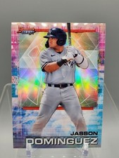 2021 Bowman's Best Baseball #41 Jasson Dominguez Prospect Refractor Card