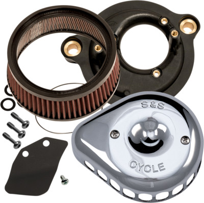 S & S Cycle 170-0435C Mini Teardrop Stealth Air Cleaner Kit