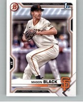 2021 Bowman Draft Mason Black BD-129 San Francisco Giants