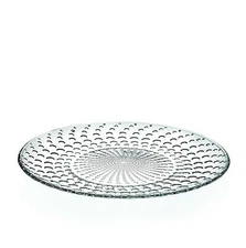 RCR Galassia Fine Dining Glass Dessert Plates (Set of 4) 180 mm