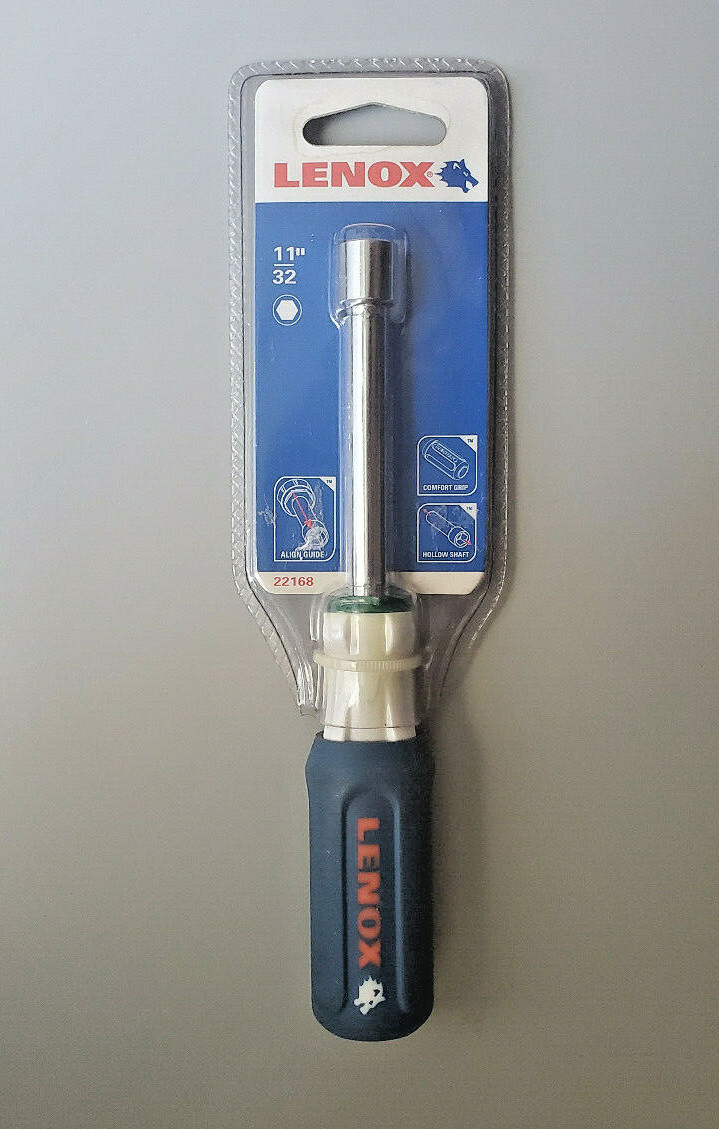 Lenox Hollow Shank Nut Driver 11/32" 22168 HSND1132. Color coded. Brand