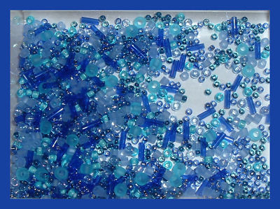 ALT6 TOHO Seed Bugle BEAD MIX-Amamizu-BLUE MIX-20g 