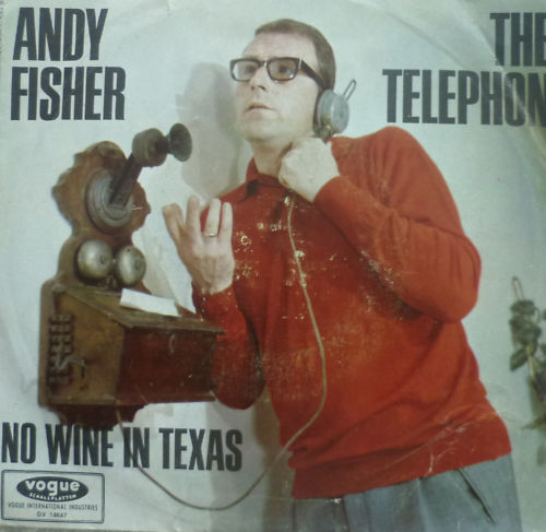 7" 1967 KULT ! ANDY FISHER : The Telephon / VG+ \ - Bild 1 von 1