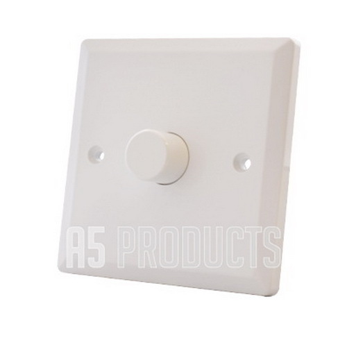 Light Dimmer Switch Push On Off 400W 10 Amp 1,2,3,4 Gang 2 Way White ...