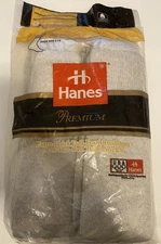 VTG Hanes Extra Thick Full Foot Cushion Over The Calf Tube Socks Size 6-13 5pair
