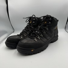 Caterpillar CAT Men's Threshold WP Steel Toe P90936 Leather Boot Size 13 M Black