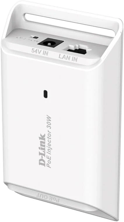 D-Link DPE-301GI 1-Port Gigabit 30 W PoE Injector , White Gigabit PoE+ Injector - Image 4 of 4