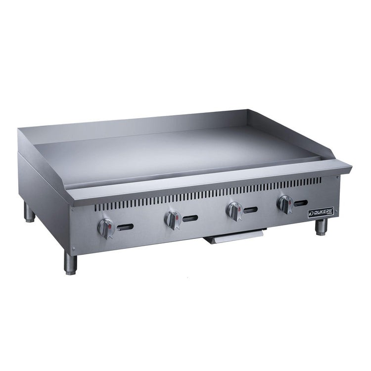 Dukers DCGM48-NG Griddle 48 Inch Natural Gas 4 Burner 120000 BTU