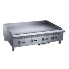 Dukers DCGM48-NG Griddle 48 Inch Natural Gas 4 Burner 120000 BTU