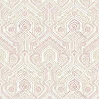 Fd26613_Georgia Geometrisch Medaillon Altrosa Weiß Fine Decor Tapete