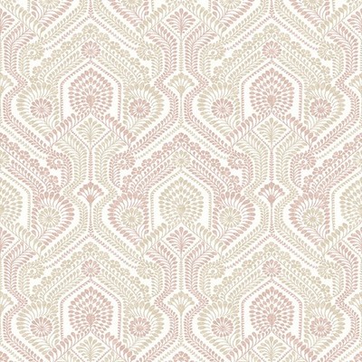 FD26613_Georgia Geometrisch Medaillon Altrosa Weiß Fine Decor Tapete