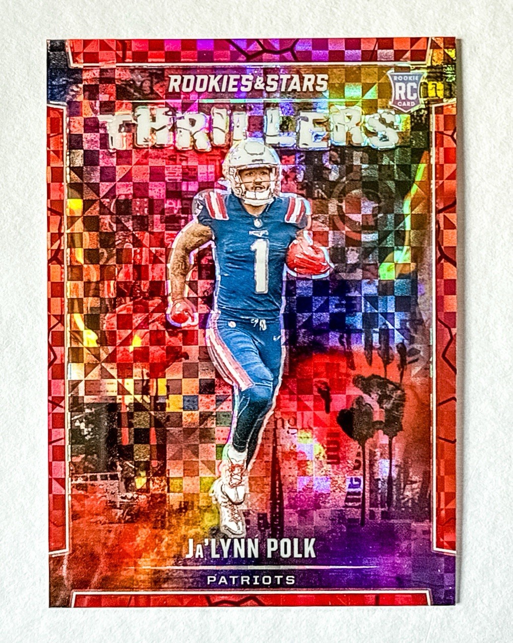 Ja'Lynn Polk Panini Rookies & Stars Thrillers #TJPK Red Plaid