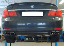  Duplex Sportauspuffanlage ab Kat BMW 7er F01 760i ohne Abgasklappen