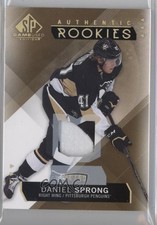 2015-16 SP Game-Used Spectrum Gold Prime Jersey /99 Daniel Sprong #121 2l0
