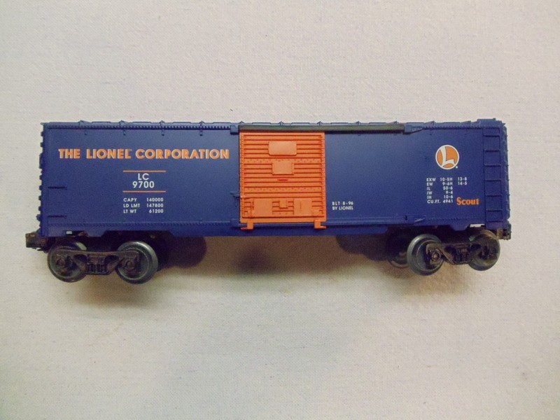Lionel O Gauge LC 9700 The Lionel Corporation Boxcar "Scout" Version 1996