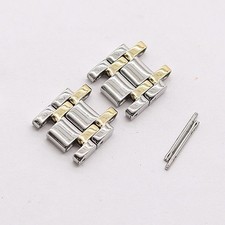Coach Genuine 4 Link 105.7.95.1207 Watch Belt Band Parts Two Tone Color 14mm