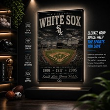 Chicago White Sox Fan Stadium Poster or Canva...
