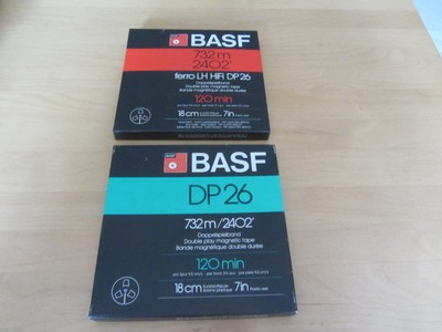 BASF DP 26 Doppelspielband LH   Spule 732 mtr  120 Minuten