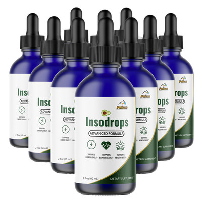 Insodrops- Amino Diet Drops- Blood Support- 10 Bottles- 600ml (2fl oz)