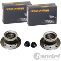 2X Denckermann RADLAGER-SATZ Mit ABS-RING Hinten Passend FüR Renault Megane ScÉN