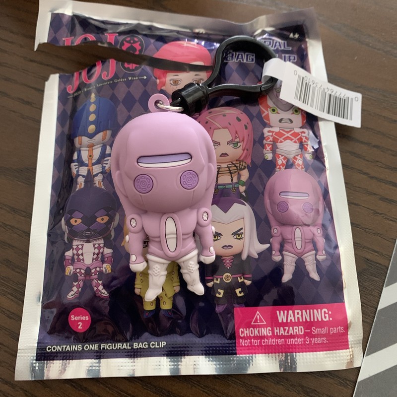 *NEW* JoJo's Bizarre Adventure Series 2 3D Foam Figural Bag Clip - Moody Jazz