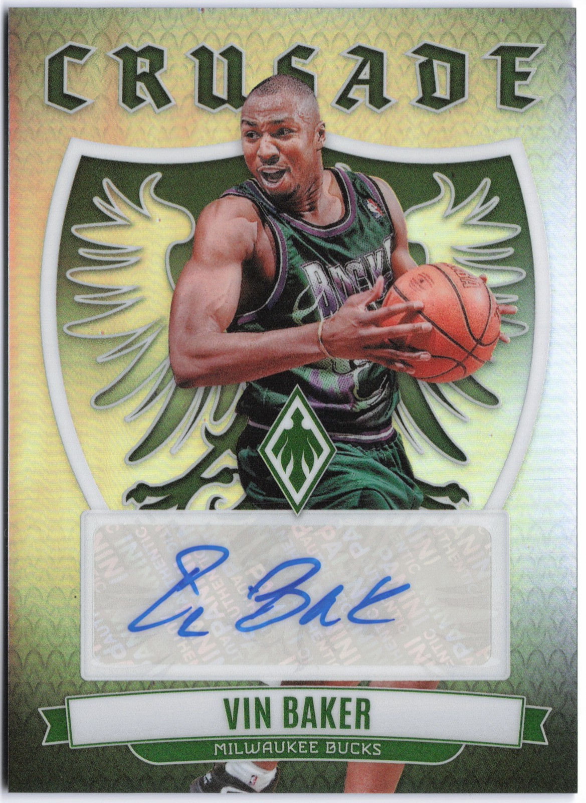 2023-24 Panini Phoenix #CS-VBA Vin Baker Crusade Signatures