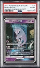 2017 POKEMON SUN & MOON SHINING LEGENDS SECRET #78 MEWTWO GX PSA 4