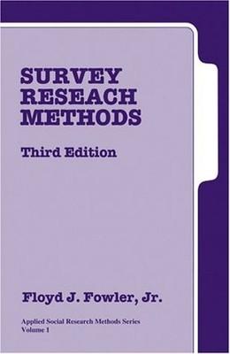 Survey Research Methods Paperback Floyd J., Fowler, Floyd J., Jr.