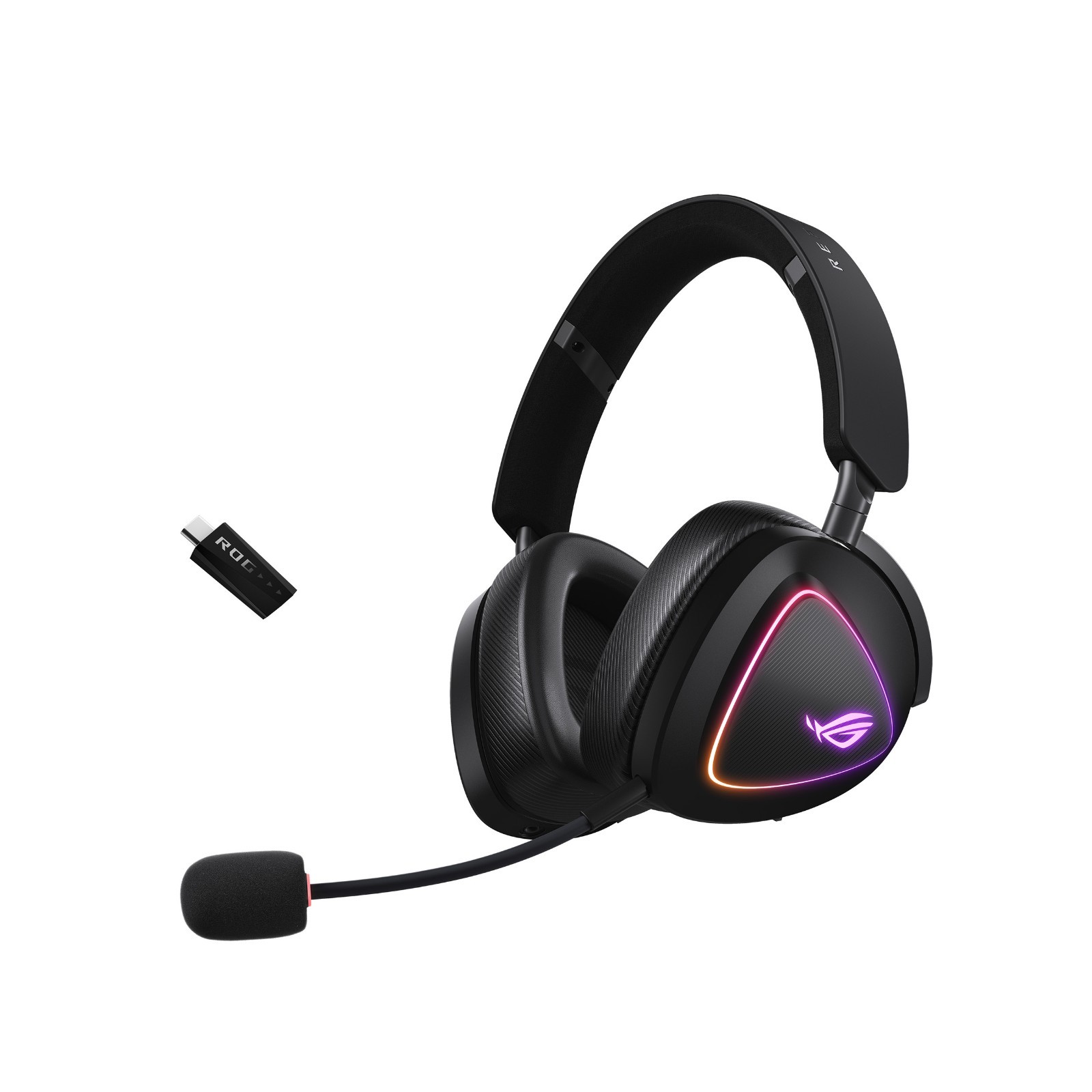 ASUS ROG Delta II Wireless Headset, Virtual 7.1, 50mm Titanium Drivers, BT/RF2.4