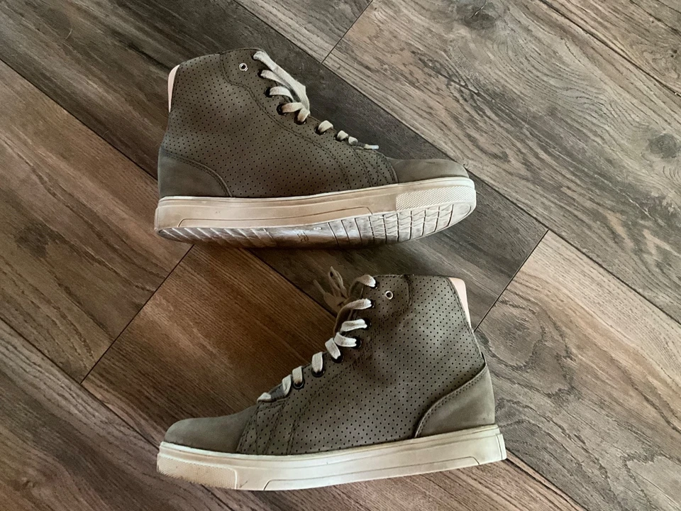 TCX Botas Mujer 8 Cuero Marrón 9425 Street Ace Dama Aire Motocicleta Foto 2 de 4