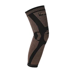 1PCS Copper-Infused Full Leg Compression Sleeve - Knee & Thigh Support for Varic