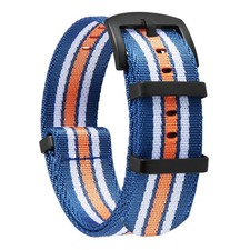 Binlun Nylon Watch Band 18mm 20mm 22mm 24mm Stainless Buckle