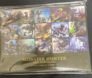 Monster Hunter 15th AnnIversary Postcard 15-Piece Set